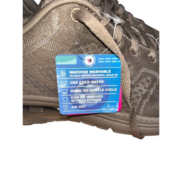 Skechers Women's Wide Fit Memory Foam Sneakers - Machine Washable & Comfortable - Picture 4 of 9